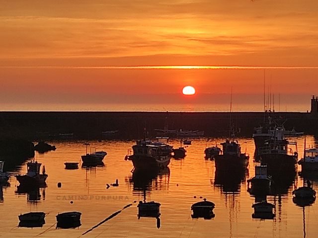 PUESTA DE SOL PUERTO DEPORTIVO DE TAPIA